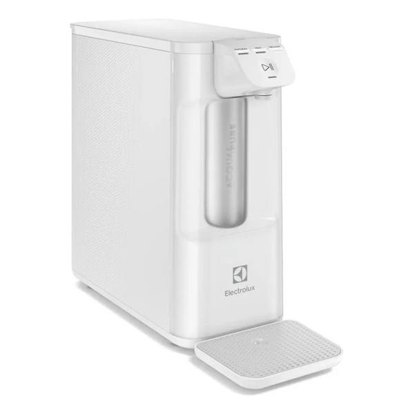 Purificador de Água Gelada Fria e Natural Eletronico Placa Compacto Electrolux PE12B com Filtro Carvão 6 meses ou 3000L Painel — foto do produto em fundo branco
