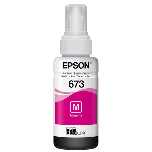 Refil para Tanque de Tinta Epson Magenta Nº673 até 5.400 Páginas T673320-AL — foto do produto em fundo branco