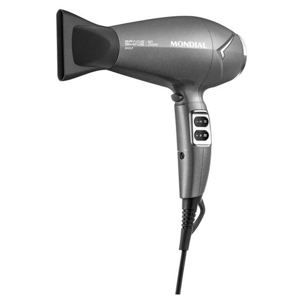 Secador de Cabelo Mondial Space Shine Tourmaline 2100W — foto do produto em fundo branco