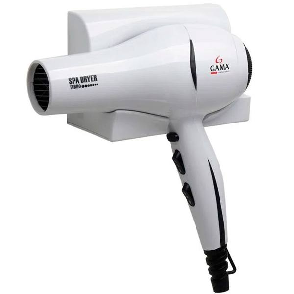 Secador de Cabelo Parede Gama Spa Dryer Turbo 2 Velocidades 1900W — foto do produto em fundo branco