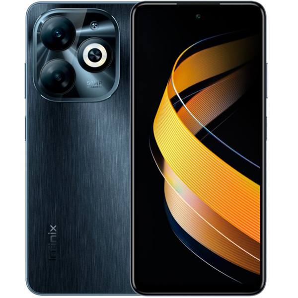 Smartphone Infinix Smart 8 Pro 6.6" Octa Core 256GB 4GB Câmera Dupla — foto do produto em fundo branco