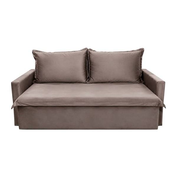 Sofá Fixo 2 Lugares Suede Emily Estofados Campo Grande — foto do produto em fundo branco