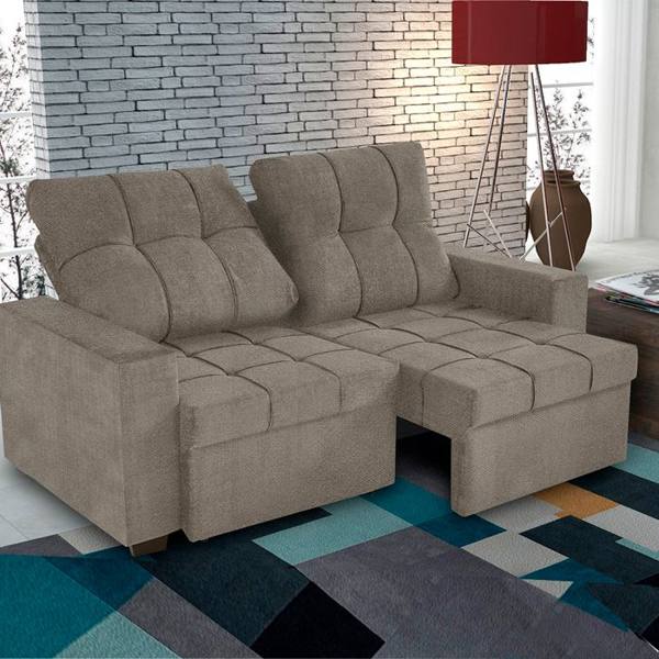 Sofá Retrátil e Reclinável 2 Lugares 190 cm Gazin Viena — foto do produto em fundo branco