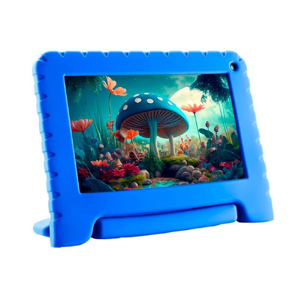 Tablet MultiKid Pad 7" 64GB 4GB Quad Core 1.6GHz Android NB41 — foto do produto em fundo branco