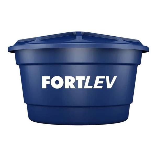 Tanque de água Fortlev Caixa d água vertical polietileno 310L — foto do produto em fundo branco