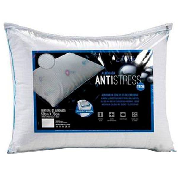 Travesseiro Altenburg Poliéster Suporte Médio Antistress — foto do produto em fundo branco